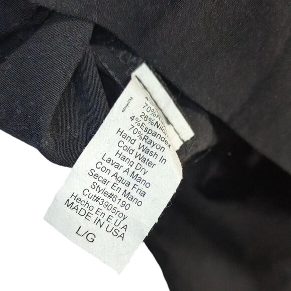 Y2K Black Office Siren Collared Sleeveless Utility Dress - Picture 6 of 6